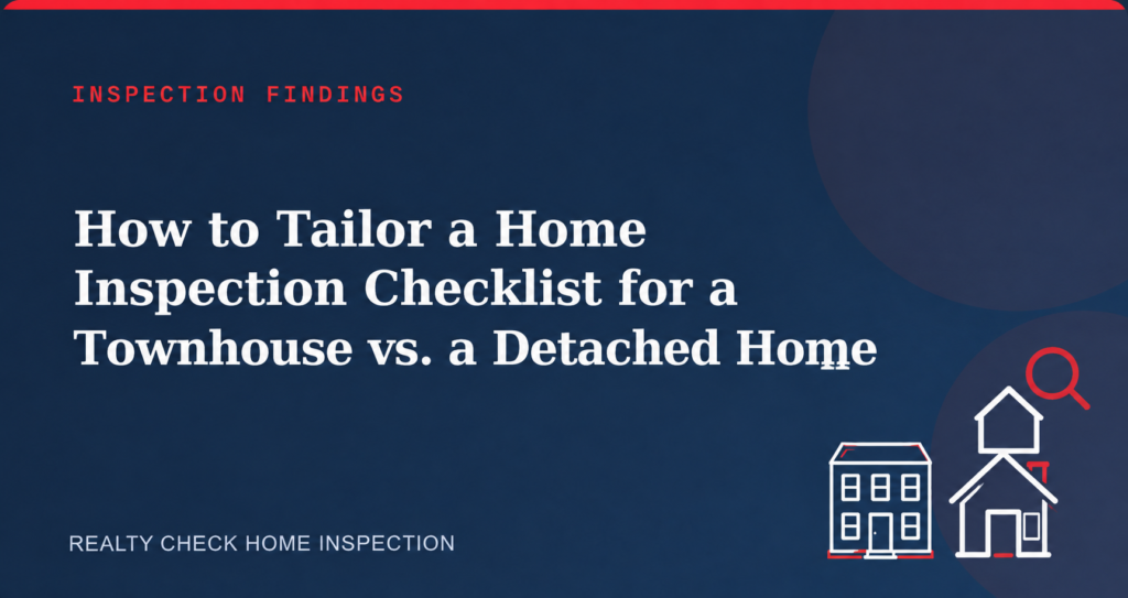 How to tailor a home inspection checklist for a townhouse vs. a detached home in Surrey, BC